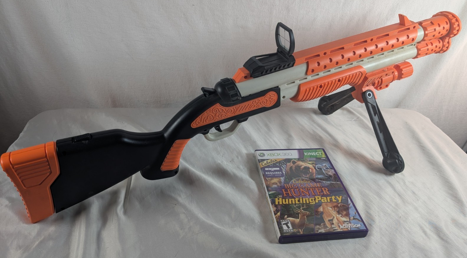 Cabela’s Big Game Hunter Hunting Party XBOX 360 Bundle Gun Kinect TESTED!
