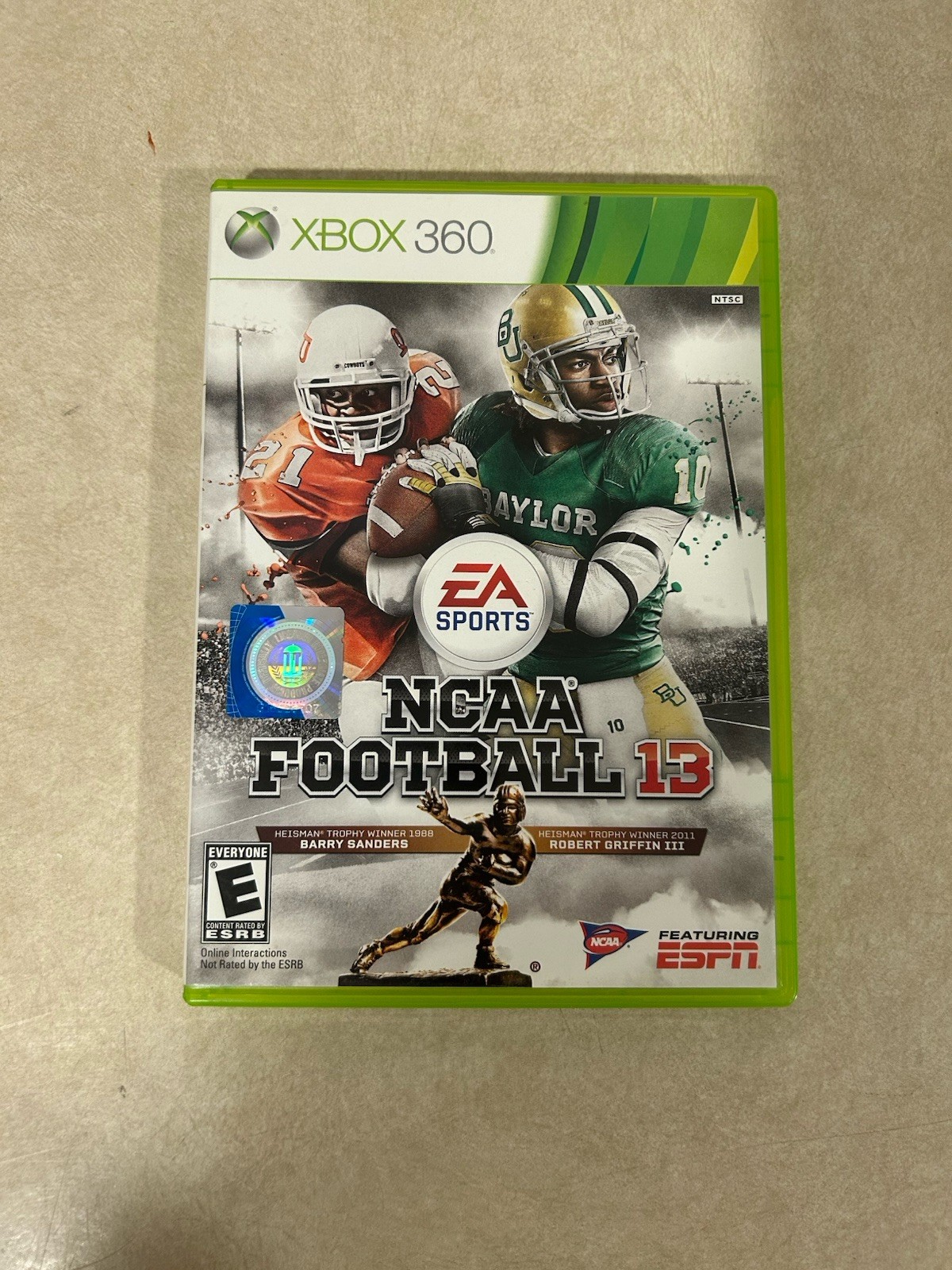 NCAA Football 13 (Microsoft Xbox 360, 2012) Tested Working
