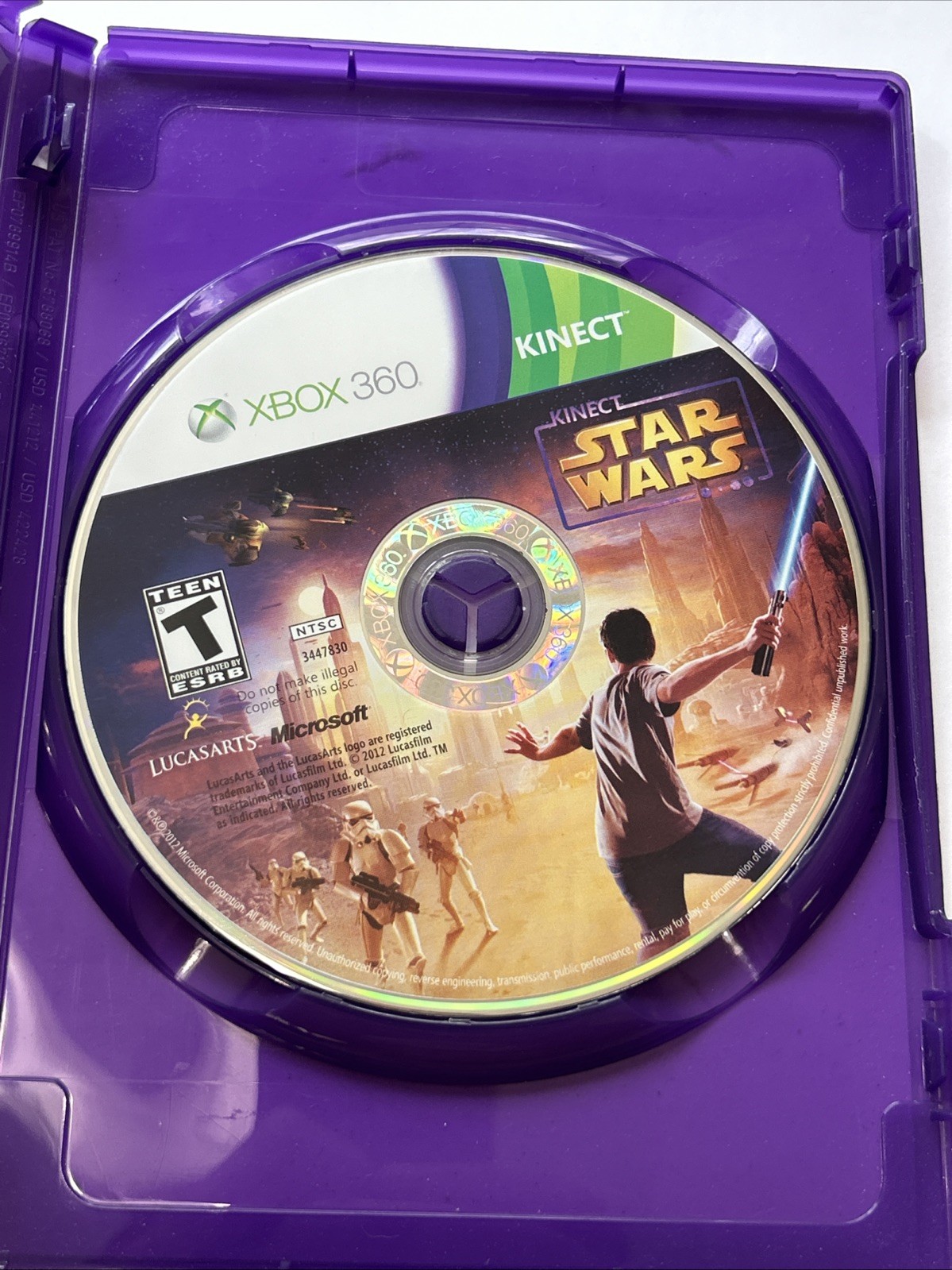 Kinect Star Wars [Xbox 360-Game & Box Only-Tested