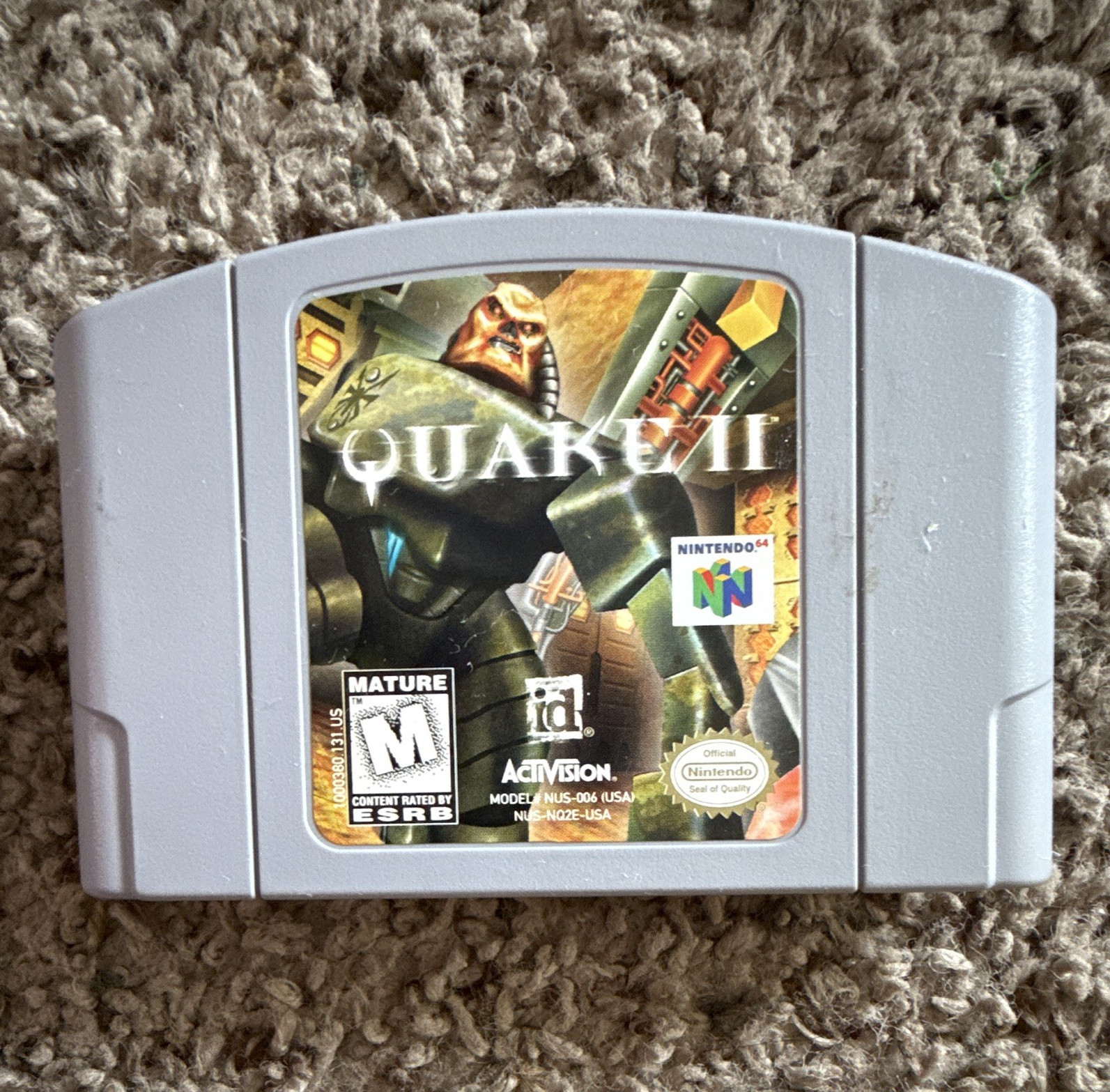 Quake II (Nintendo 64, 1999) N64 Cartridge Only