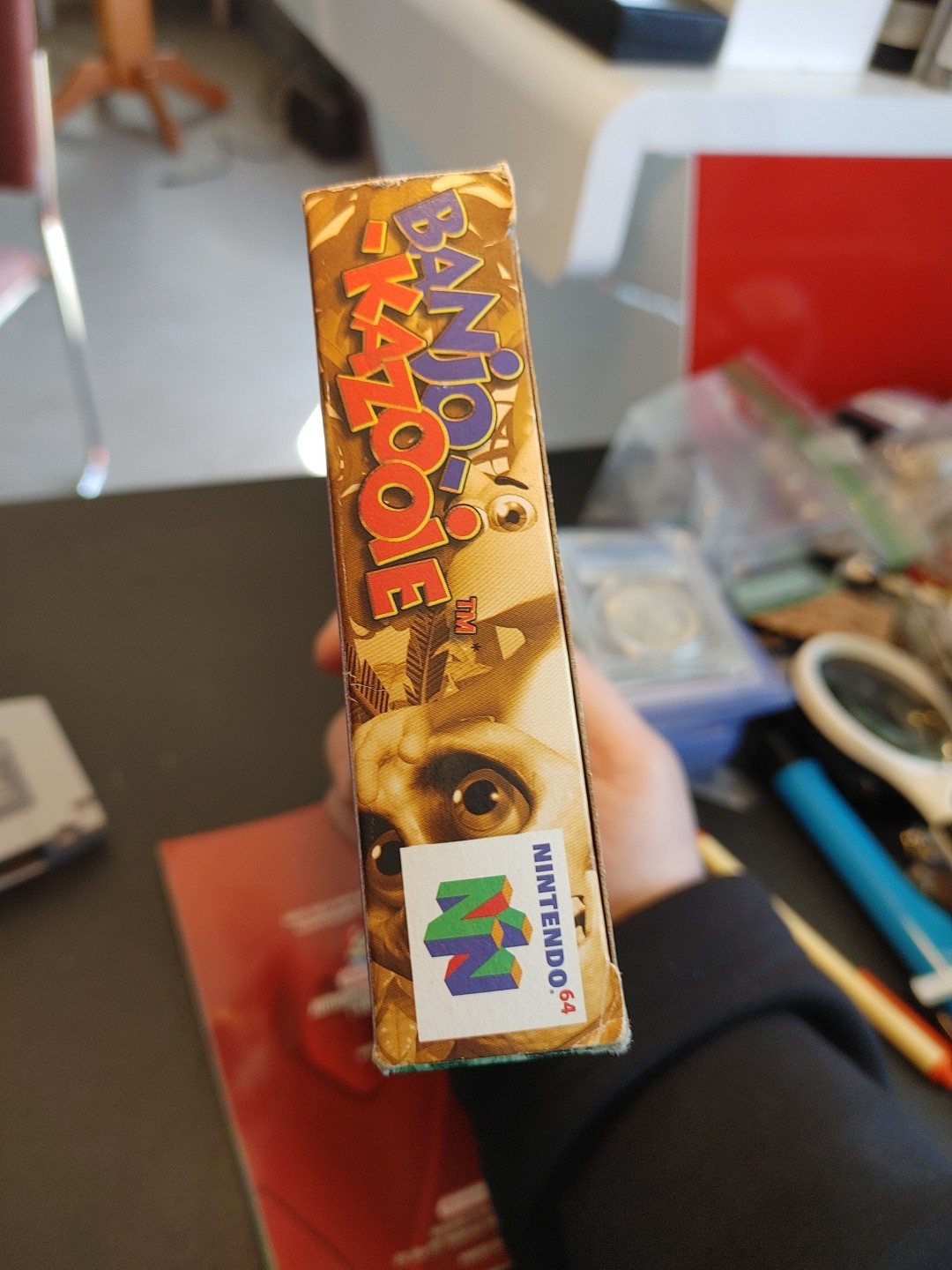 Banjo-Kazooie N64 Authentic Box, Manual, and Cart
