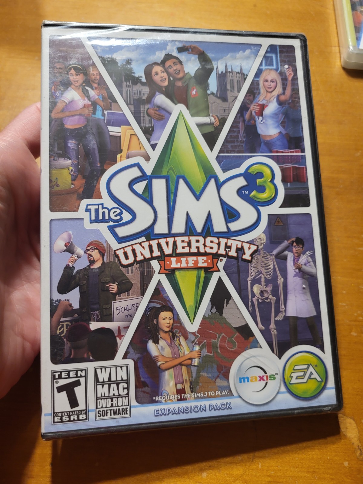The Sims 3 University Life PC Mac Game Expansion Pack NEW FACTORY SEALED READ