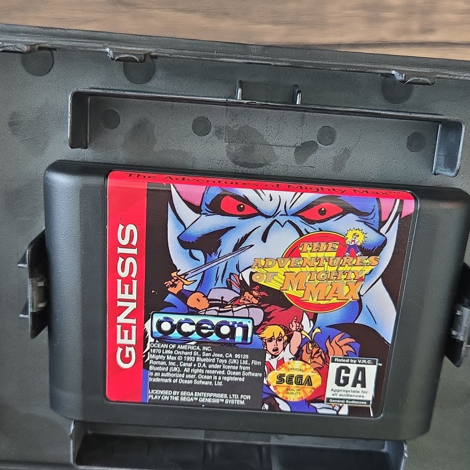 Ocean Mighty Max Action & Adventure (Sega Genesis, 1993) CIB Complete