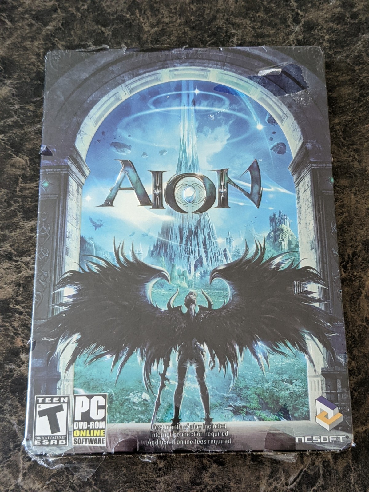Aion – NEW, PHYSICAL STEELBOOK PC MMORPG, 2009 SEALED