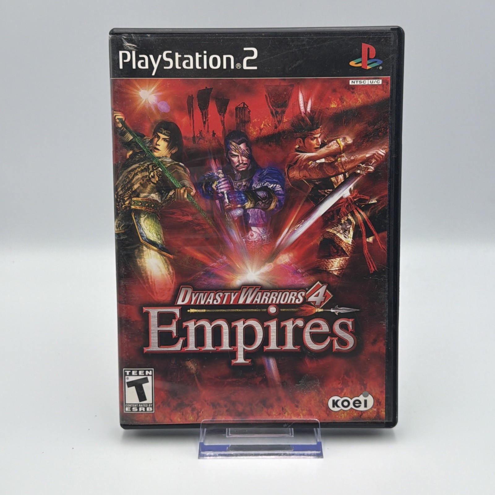 Dynasty Warriors 4 (Sony PlayStation 2, 2004) PS2 CIB Complete Manual Reg Card