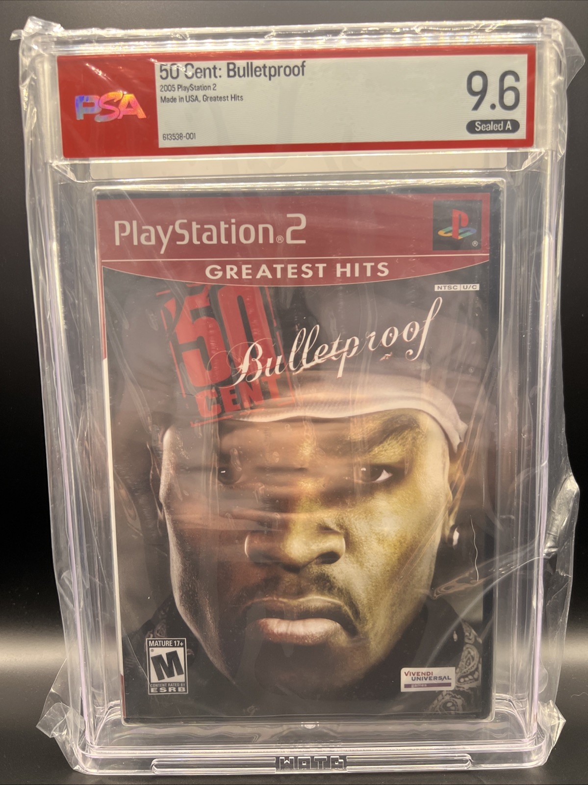 50 Cent: Bulletproof (Sony PlayStation 2, 2005) PSA 9.6 Sealed A