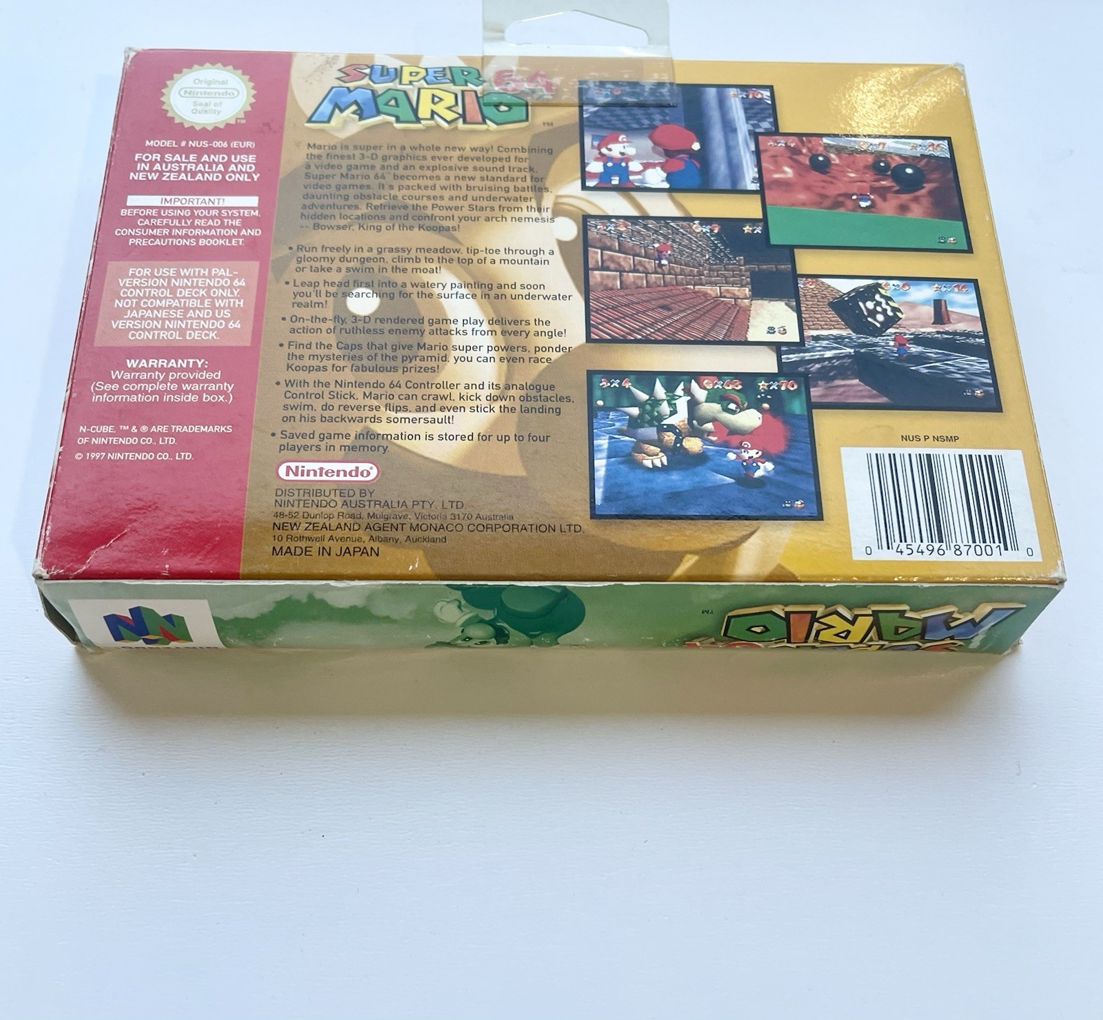 🔥CIB🔥 Super Mario 64 Nintendo 64 N64 Boxed PAL AUS