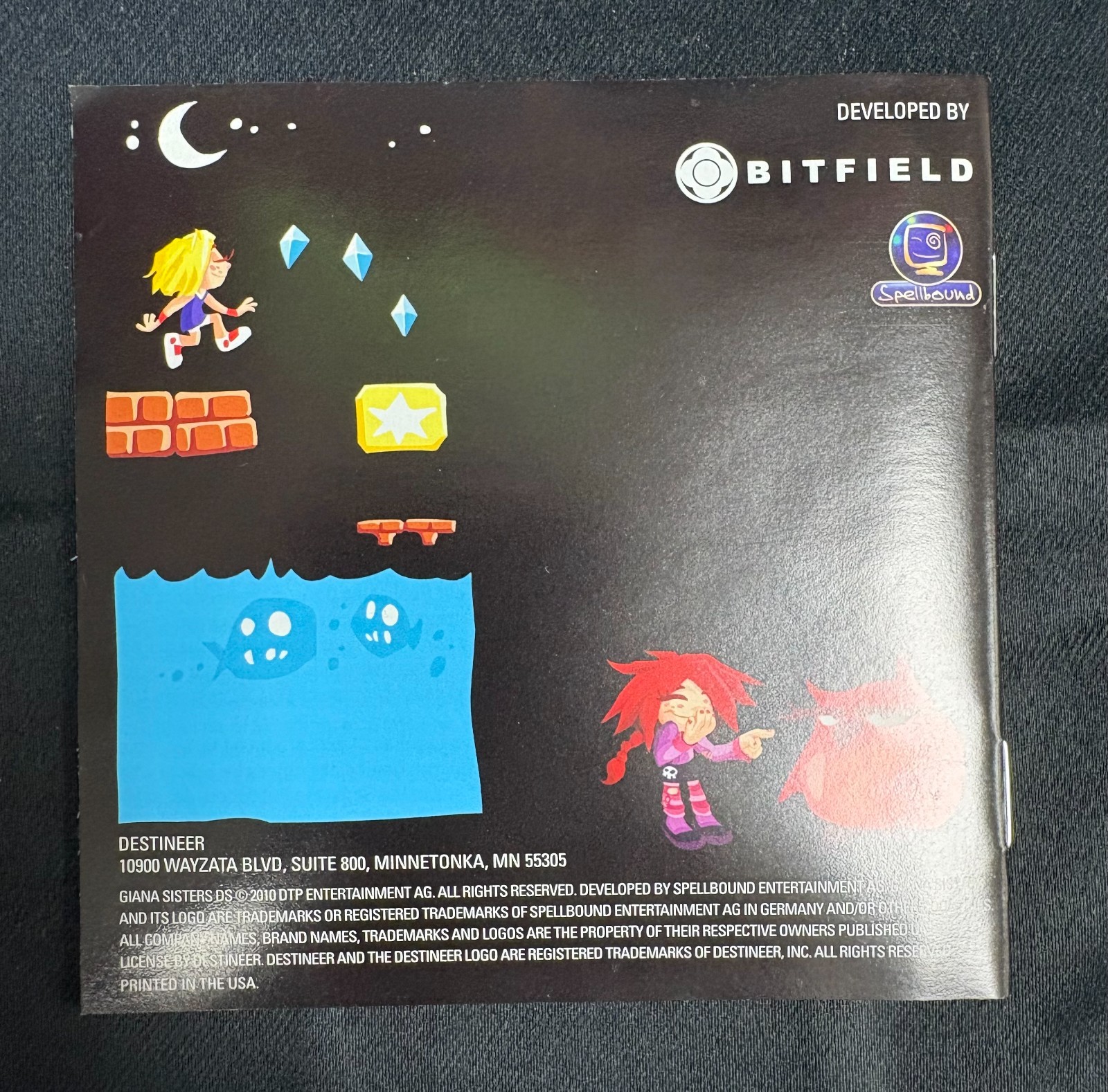 Giana Sisters DS (Nintendo DS, 2011) Complete
