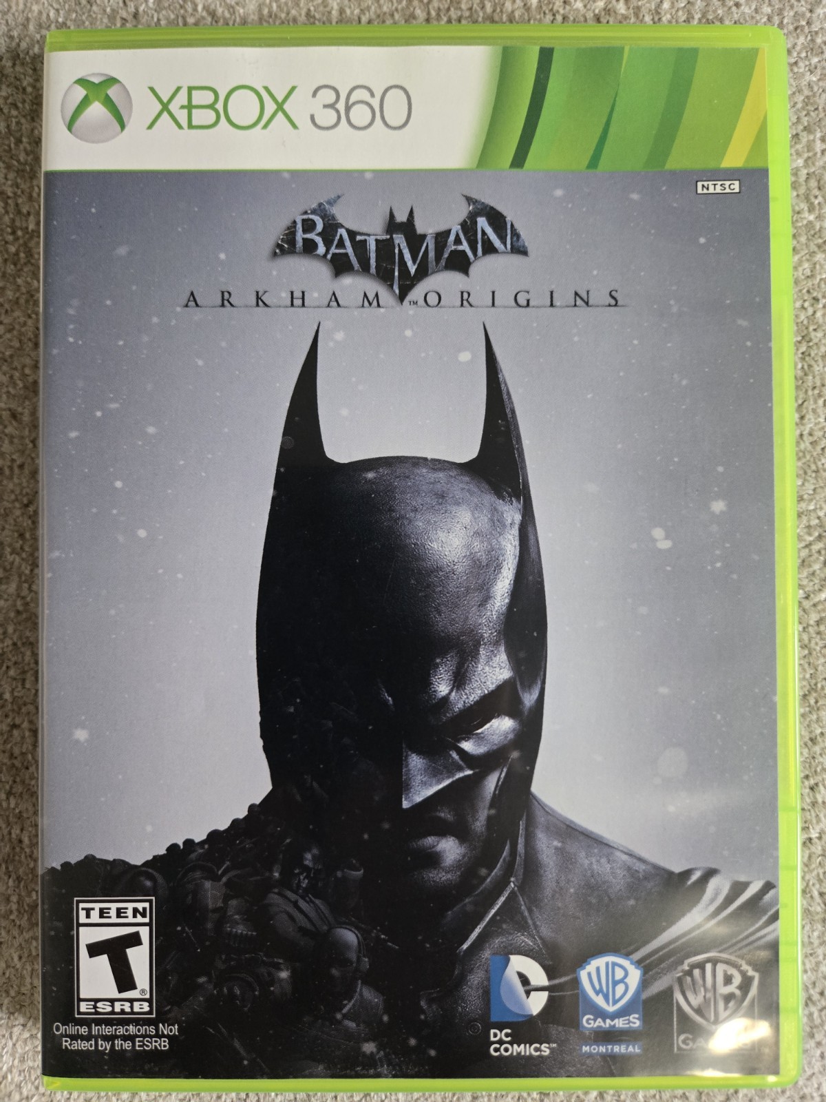 Batman Arkham Origins Video Game Xbox 360