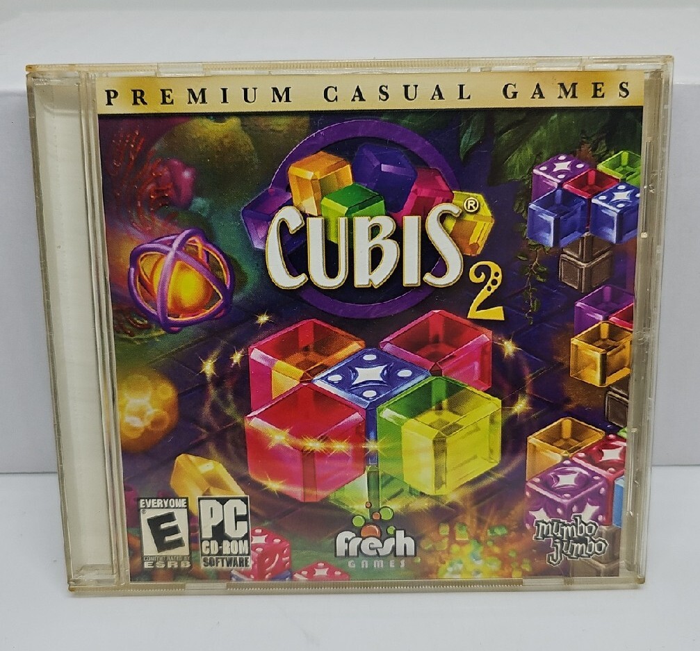 Fresh Games Cubis 2 PC CD-ROM 2006 Mumbo Jumbo Premium Casual Games FREE SHIPPIN