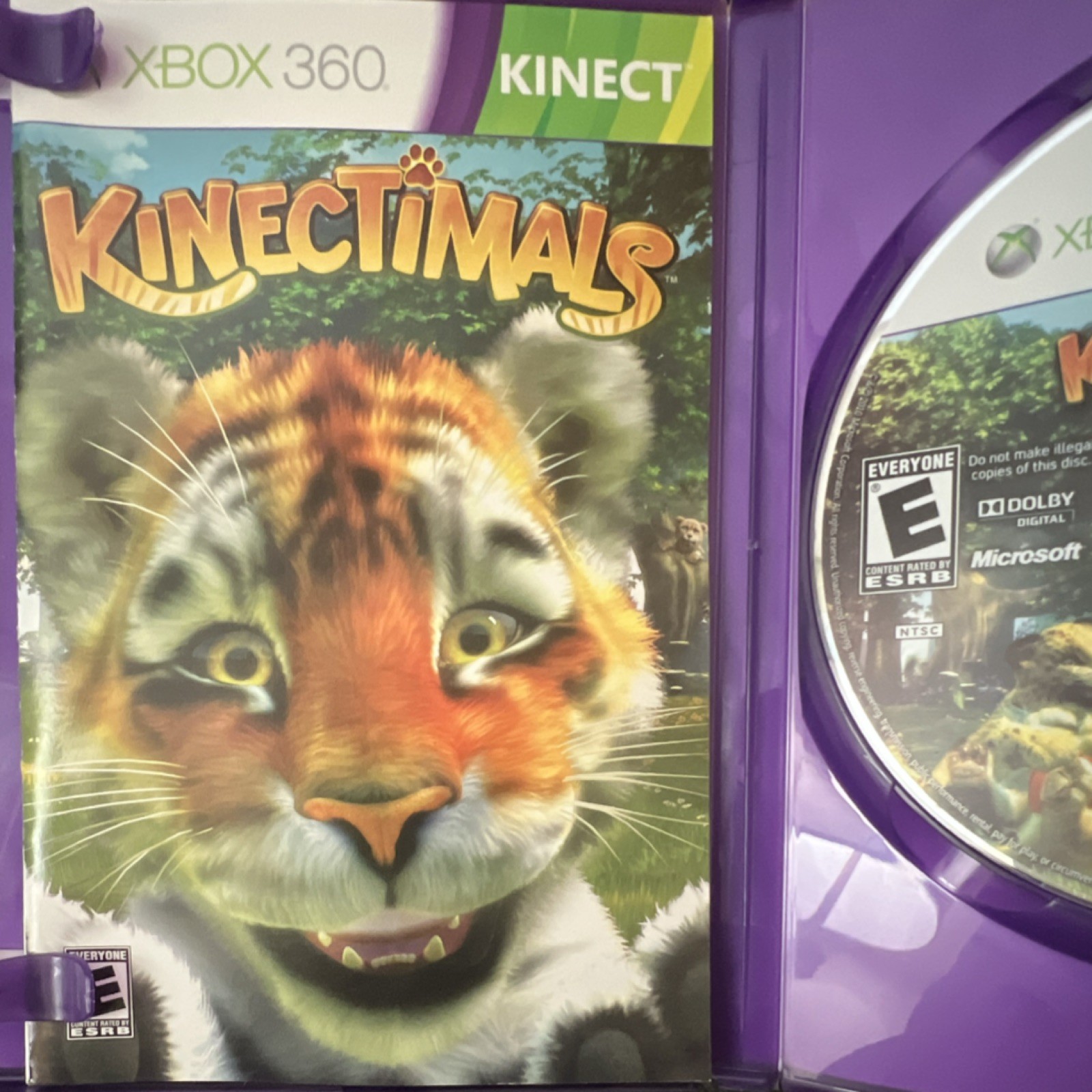 Microsoft Game Studios Kinectimals Xbox 360 Kinect Multiplayer Manual