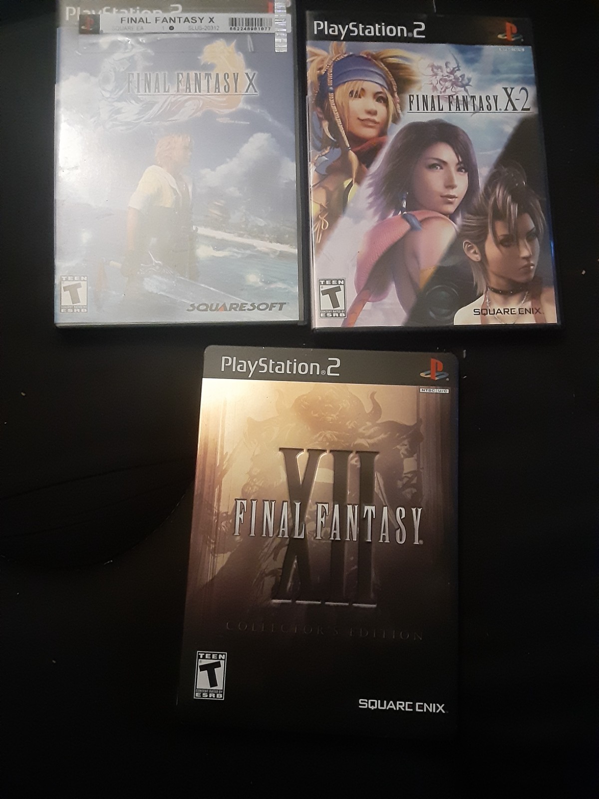 Final Fantasy PS2 Lot Black Label Final Fantasy X X-2 XII
