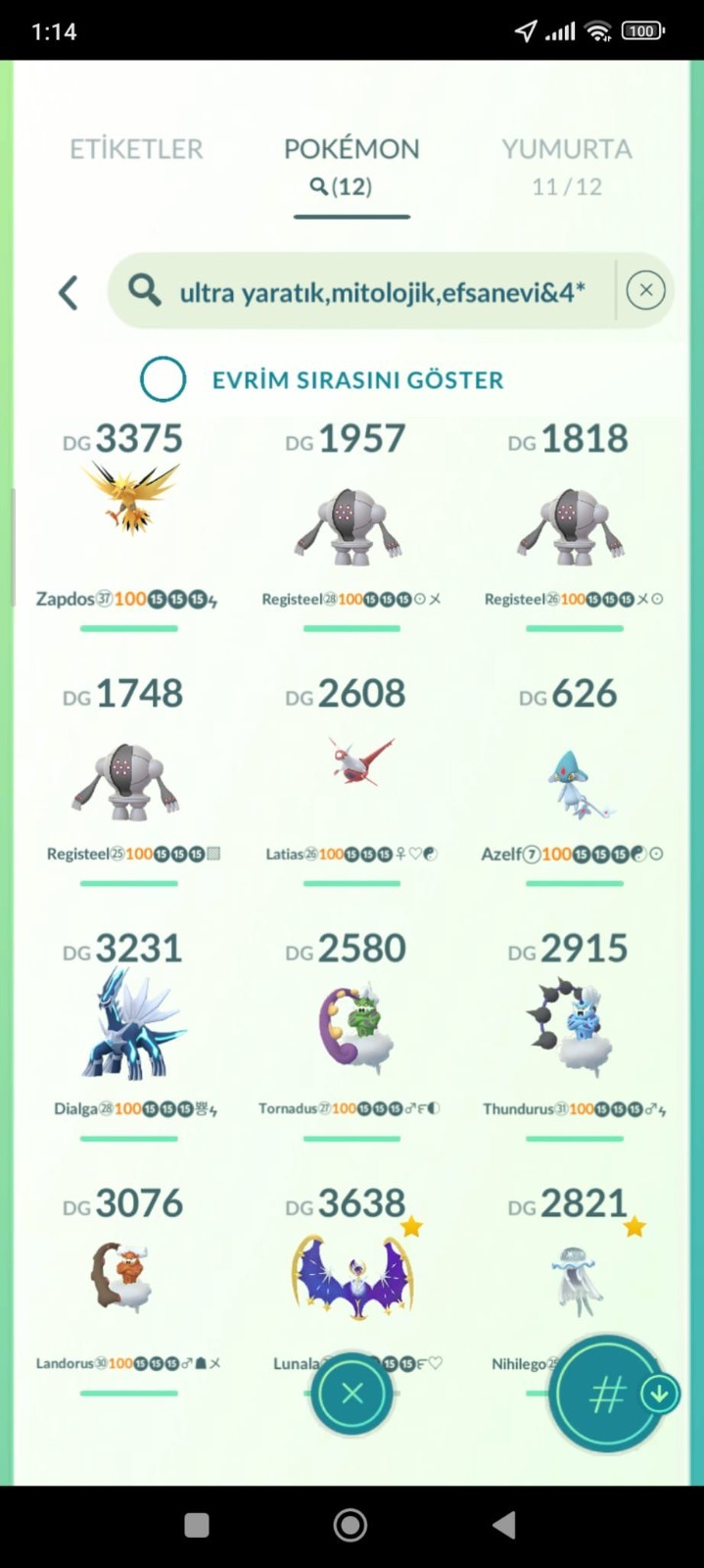 Pokémon Go level 72 lvl – 2016
