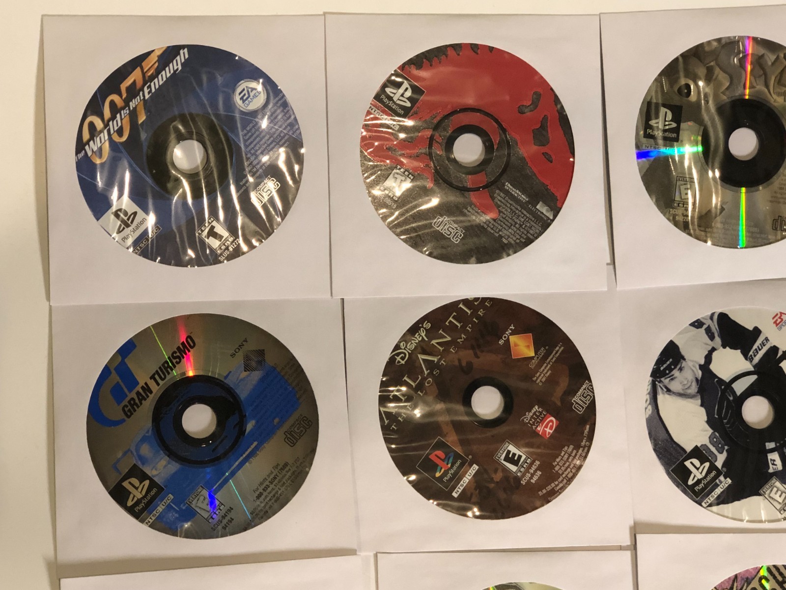 Playstation 1 PS1 16 games lot – discs only – no scratches