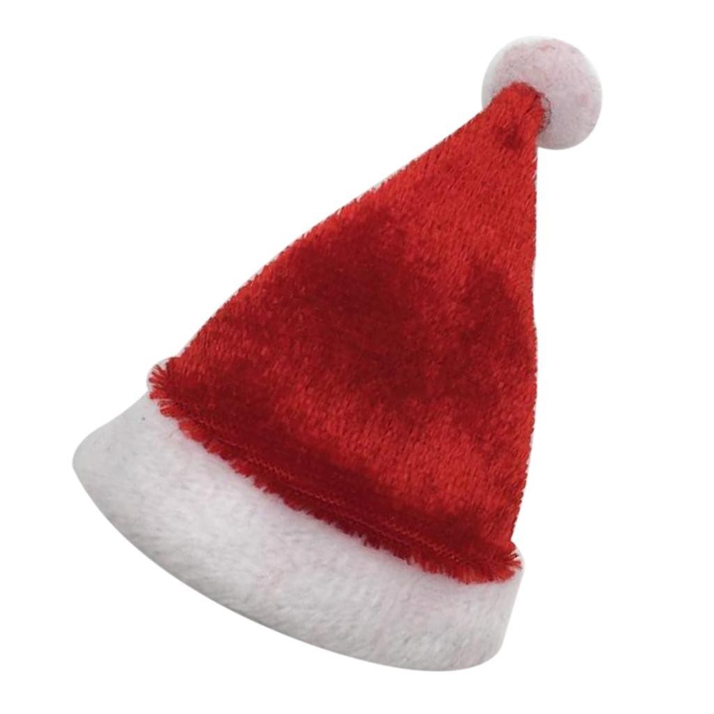 1:6 Red Cloth Christmas Hat Xmas 7cm for 12” Phicen/Kumik Figure Toys