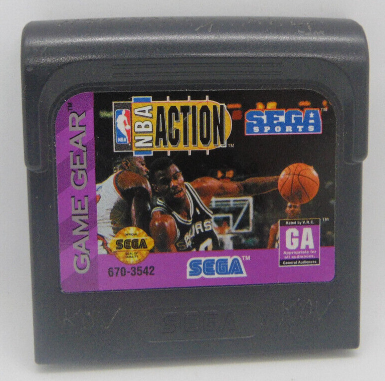NBA Action Starring David Robinson (Sega Game Gear, 1994)