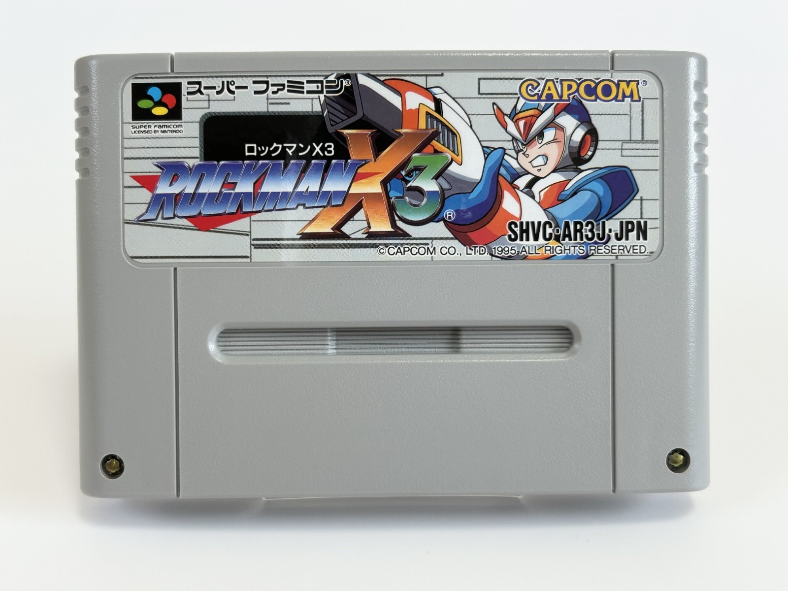 Rockman X3 Mega Man Capcom 1995 Nintendo Super Famicom SFC SNES Used Tested JP