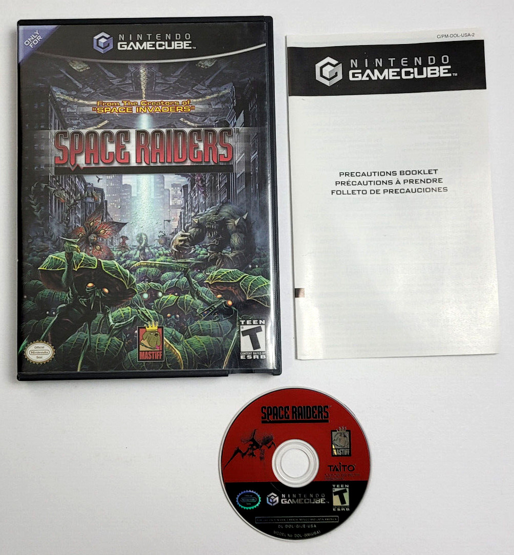 SPACE RAIDERS – GAMECUBE GAME – GAME & CASE NINTENDO GAMECUBE
