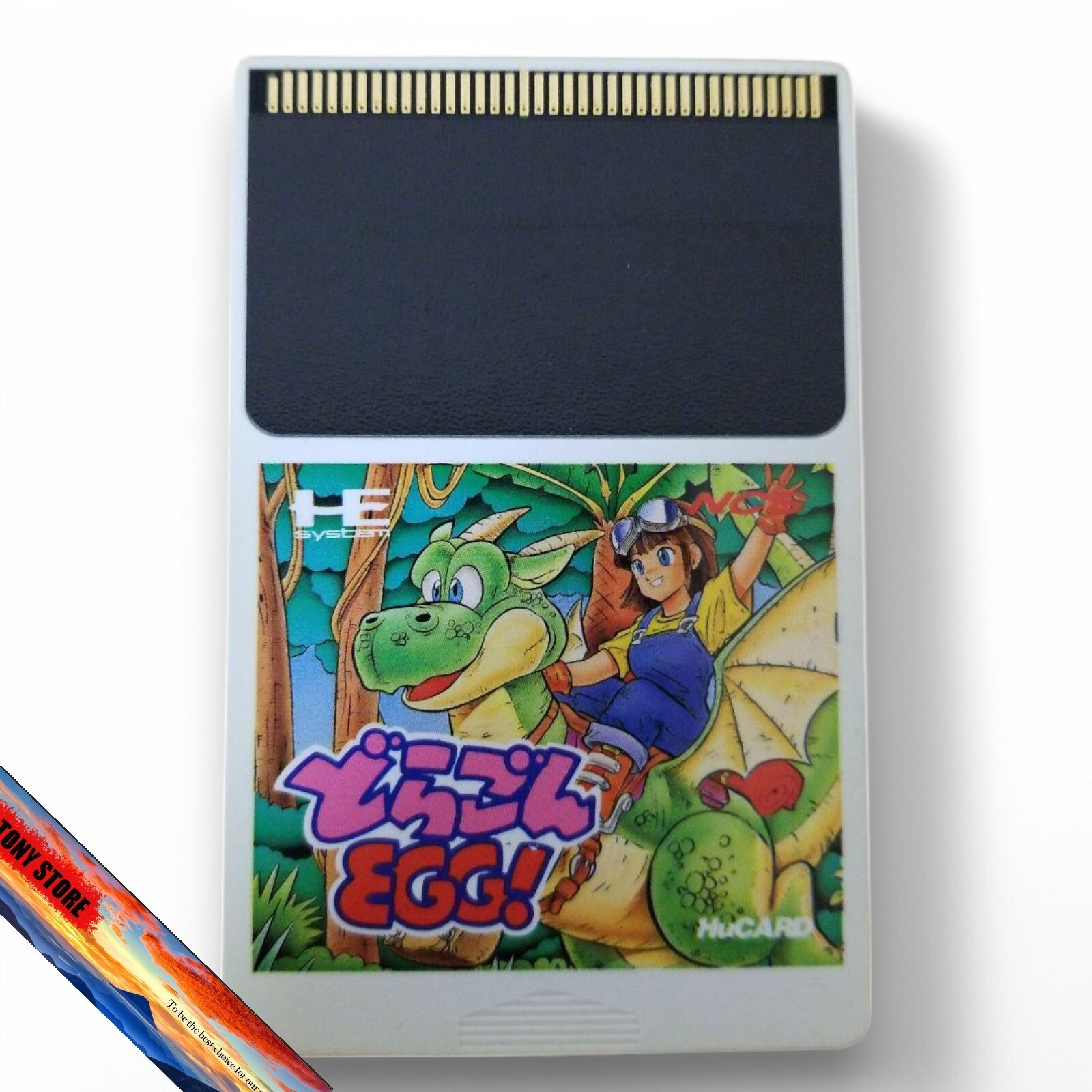 Dragon Egg Hu Card Masaya NEC PC Engine PCE JP Action Battle Role Playing Game