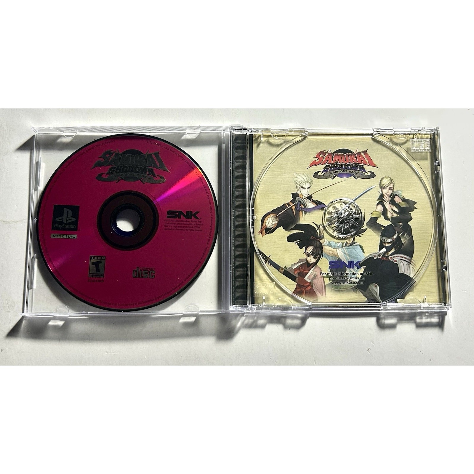 Samurai Shodown: Warriors Rage (PlayStation 1 PS1)Works🔥Nice Shape!