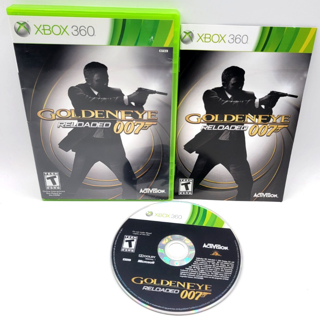 GoldenEye 007: Reloaded (Microsoft Xbox 360, 2011) CIB COMPLETE IN BOX