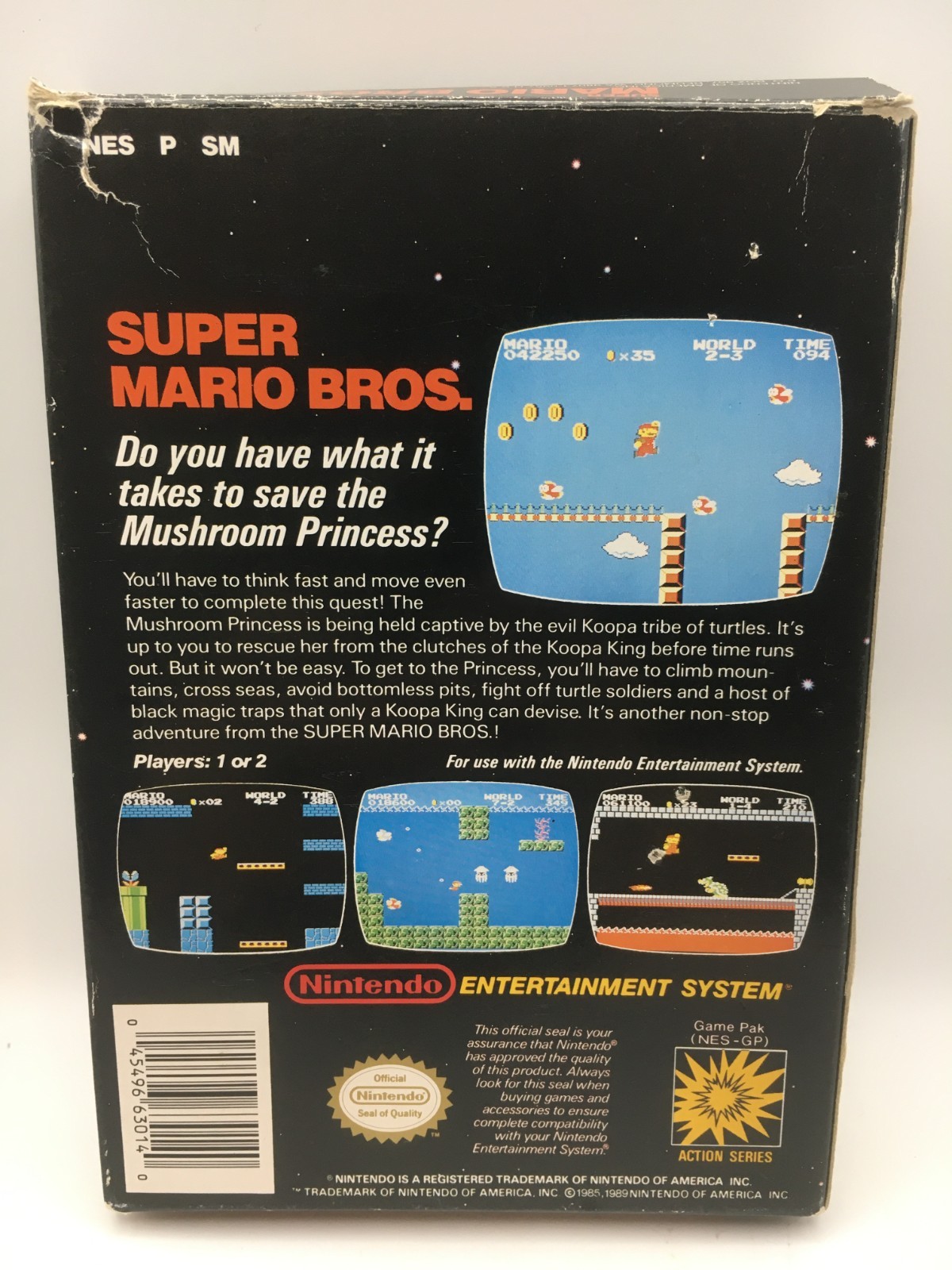 Nintendo NES 1985 – Super Mario Bros. w/ Box, Sleeve & Manual