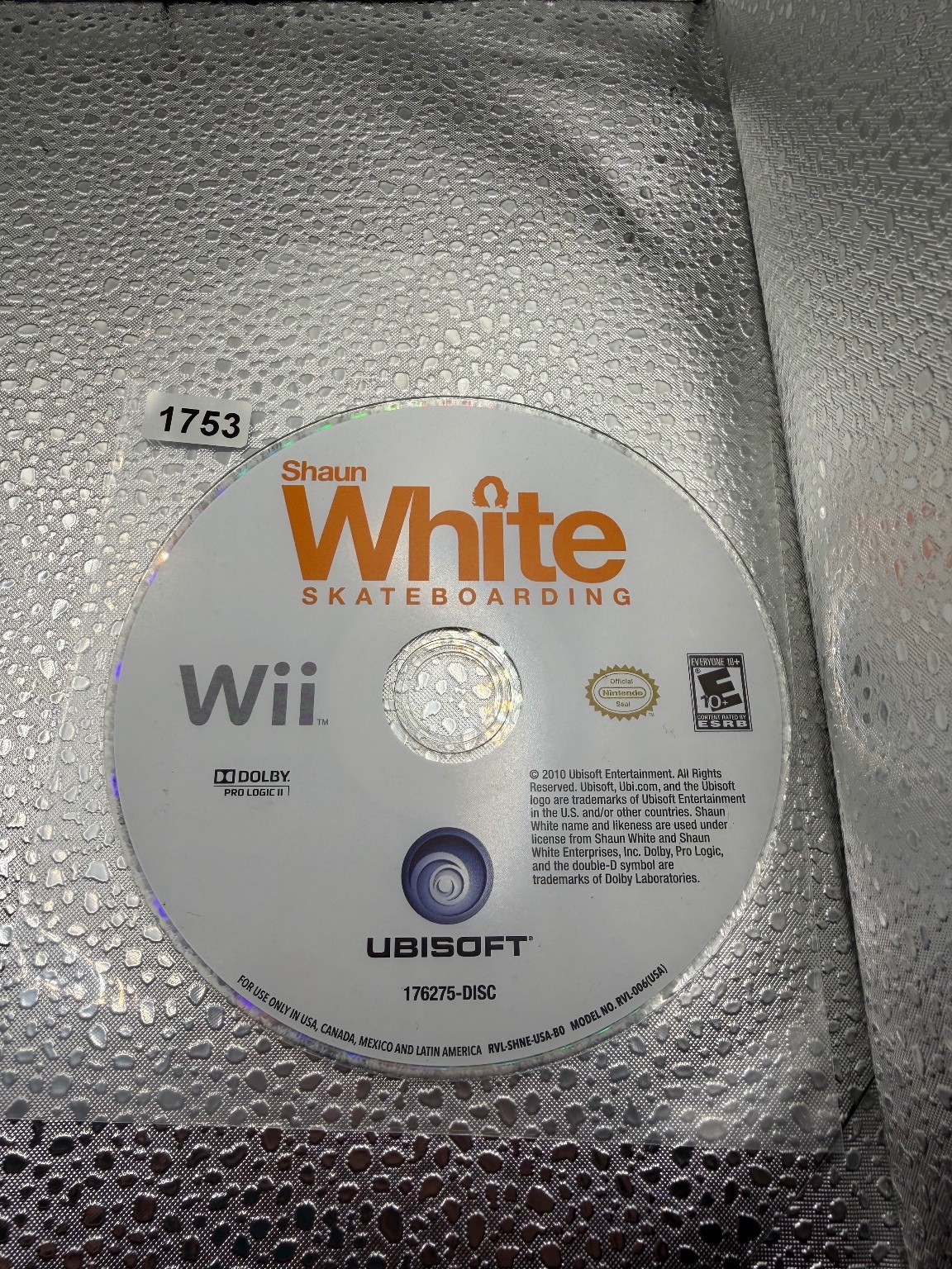 Shaun White Skateboarding Wii Video Game Extreme Sports Ubisoft