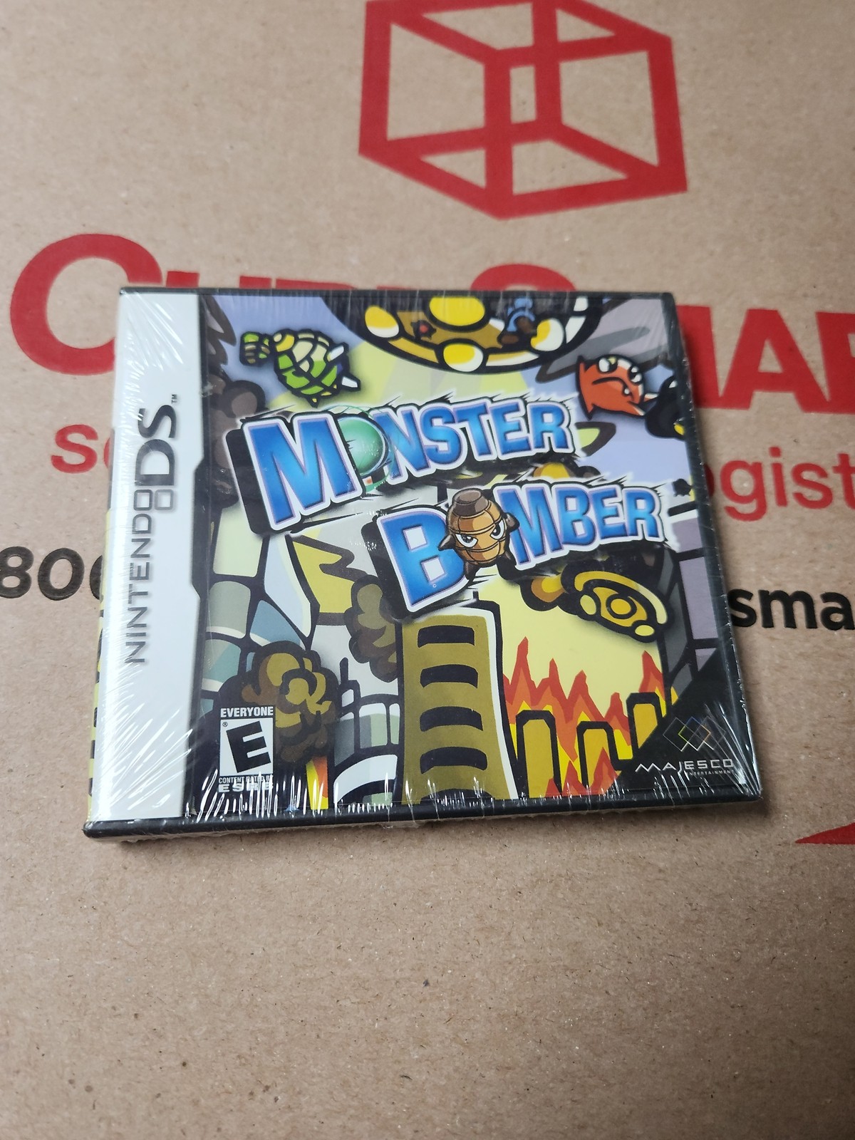 Monster Bomber Nintendo DS 2DS 3DS DSi XL Lite Game Brand New Sealed NISB