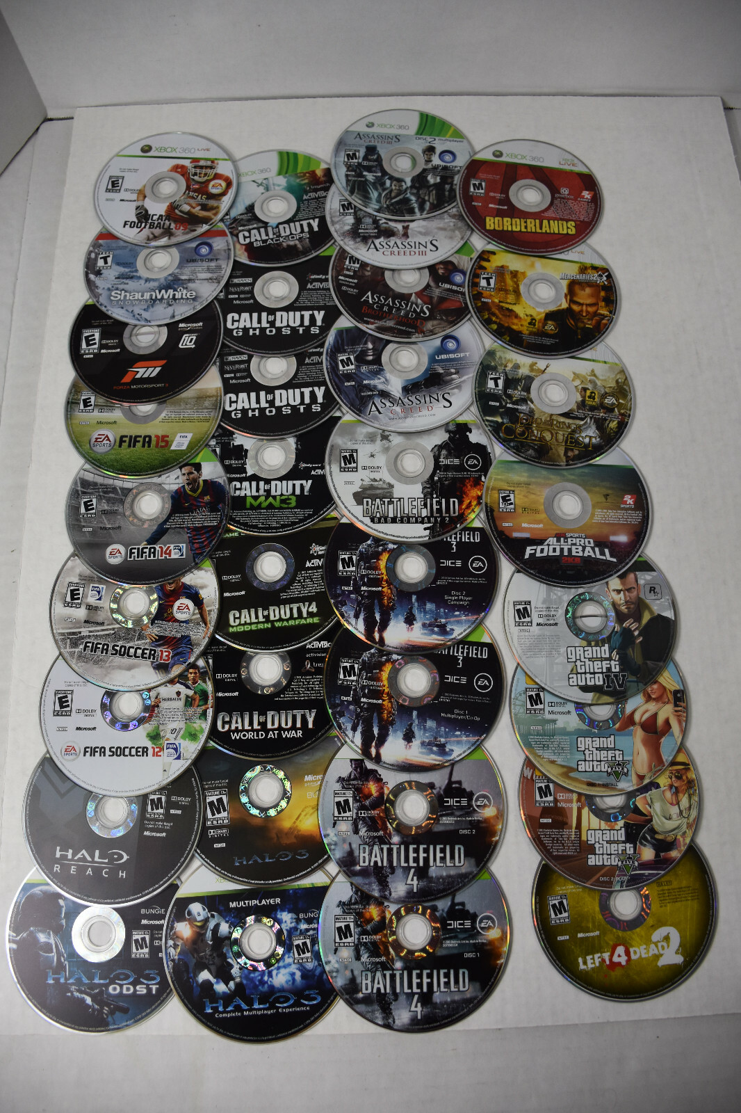 Microsoft Xbox 360 Video Games Disc Only Large Selection You Choose Tested