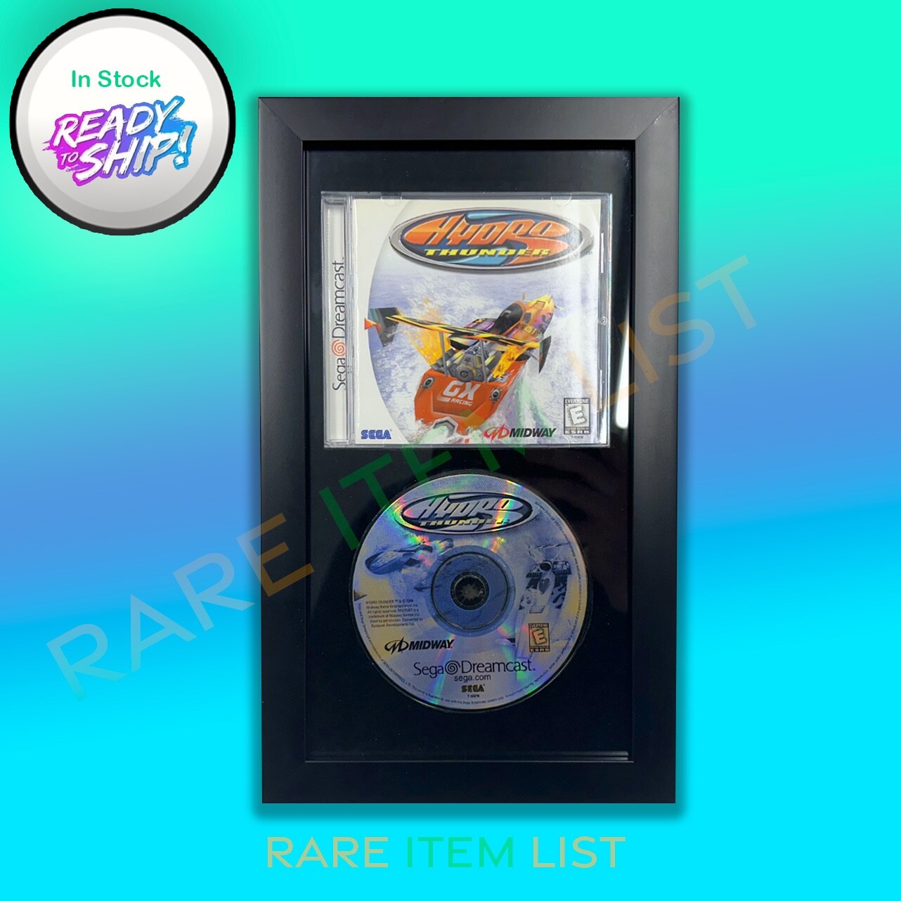 Hydro Thunder Sega Dreamcast Framed & Authenticated