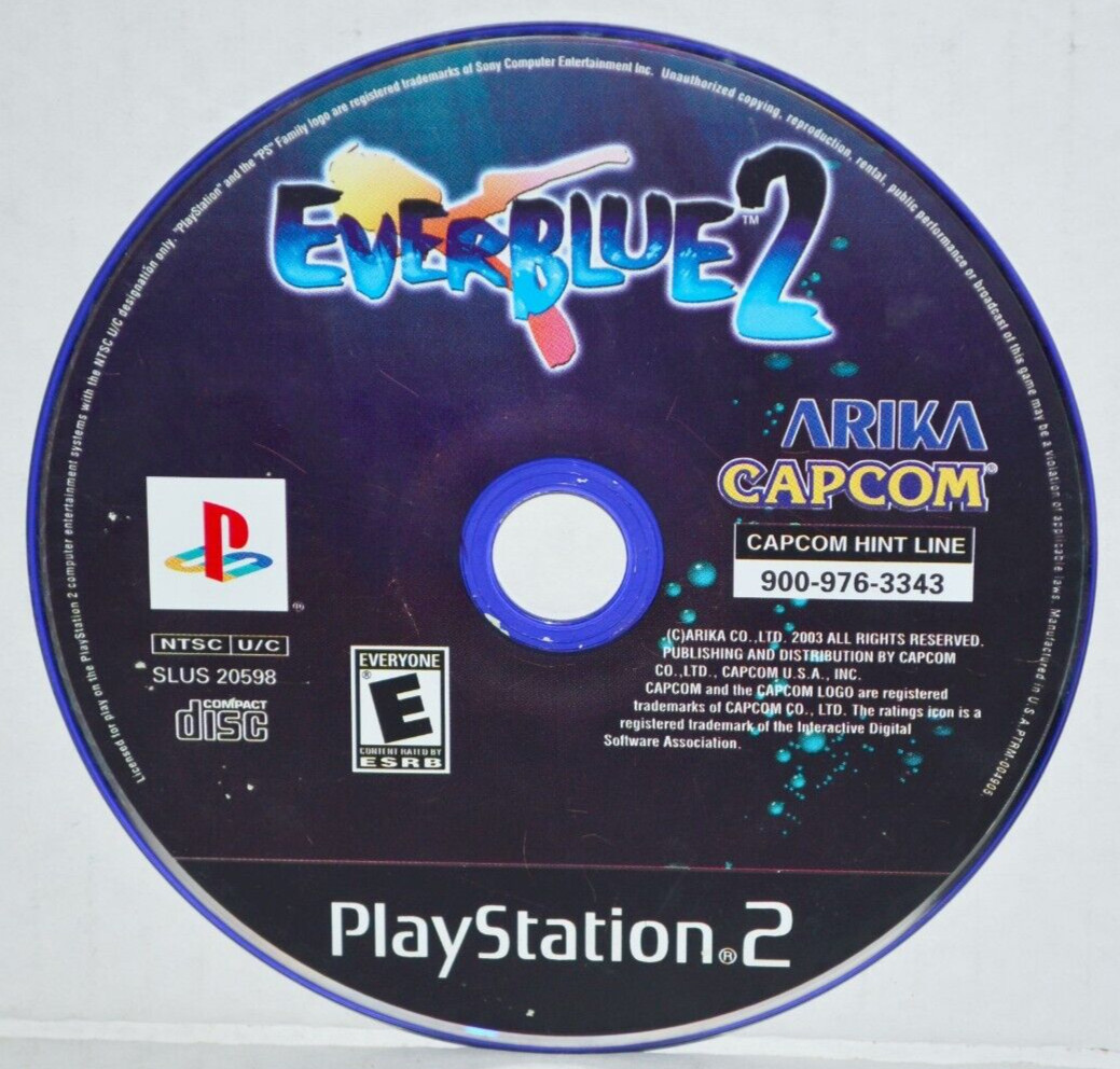 Everblue 2 (Sony PlayStation 2, 2003) PS2 Video Game Black Label