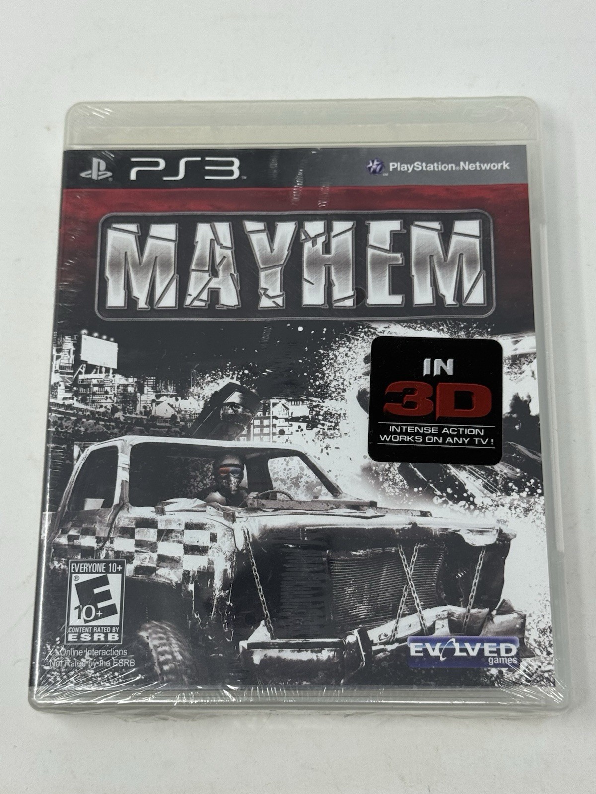 Brand New Sealed Playstation 3 PS3 Mayhem with 3D Glasses