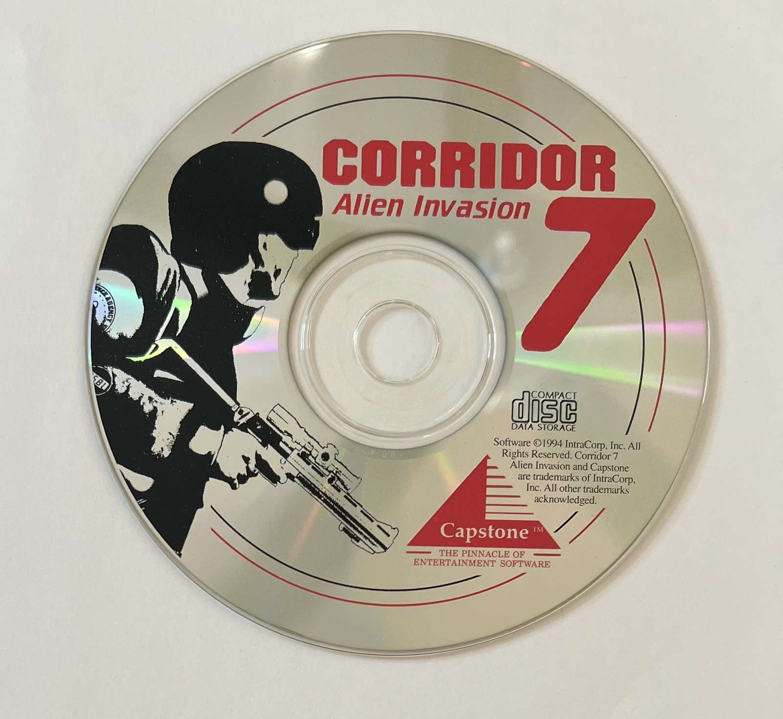 Corridor 7: Alien Invasion (PC, 1994) Capstone IntraCorp w/Jewel Case