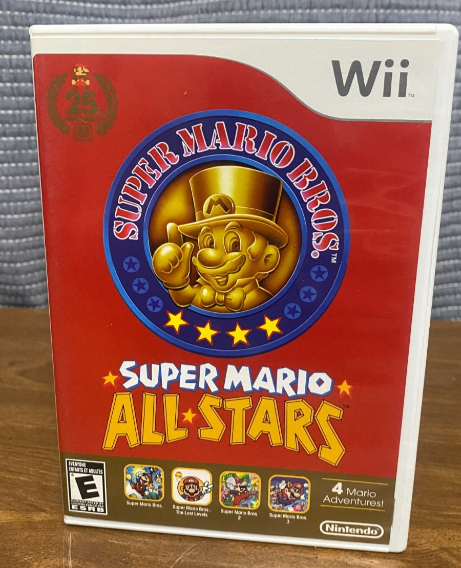 Nintendo Wii Super Mario All Stars 25th Anniversary Edition Complete W/ Manual