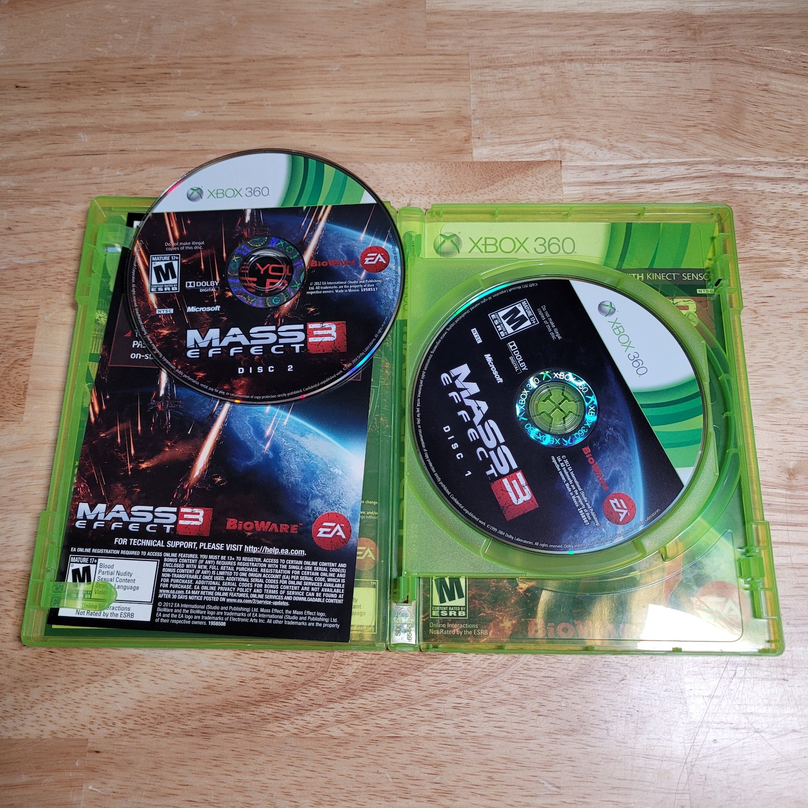 Mass Effect 3 Microsoft Xbox 360, 2012 CIB w Manual – Tested