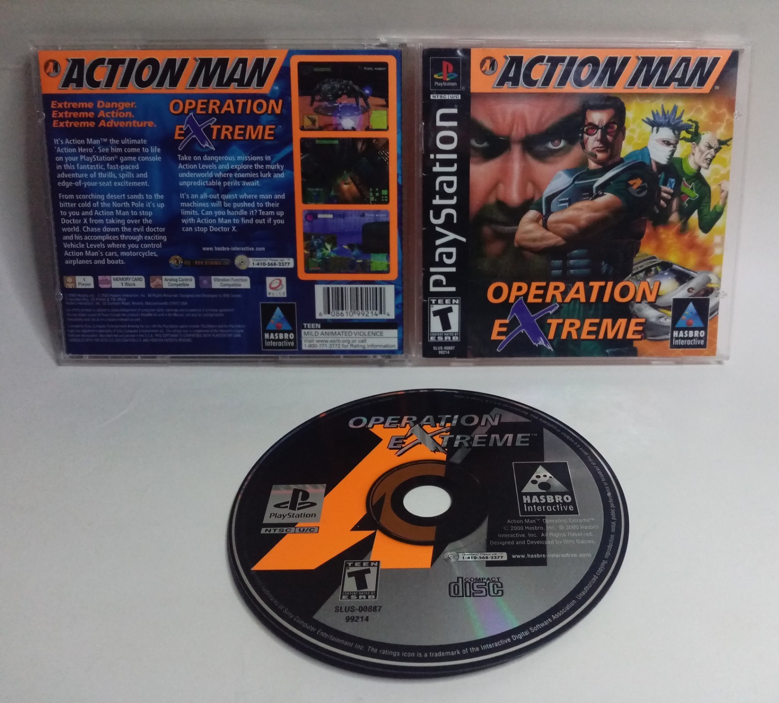 Action Man: Operation Extreme (PlayStation 1, 2000 PS1) Tested & Works