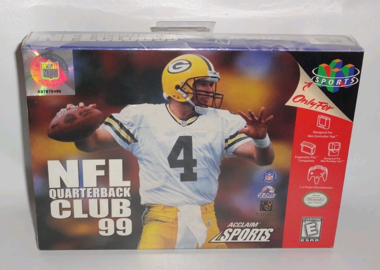 NFL Quarterback Club 99 Nintendo 64 N64 1998 Acclaim Entertainment Inc BRAND NEW