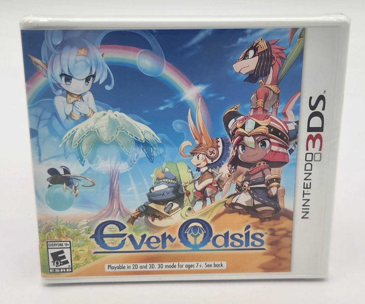 Ever Oasis (Nintendo 3DS, 2017) Brand New Factory Sealed US Version