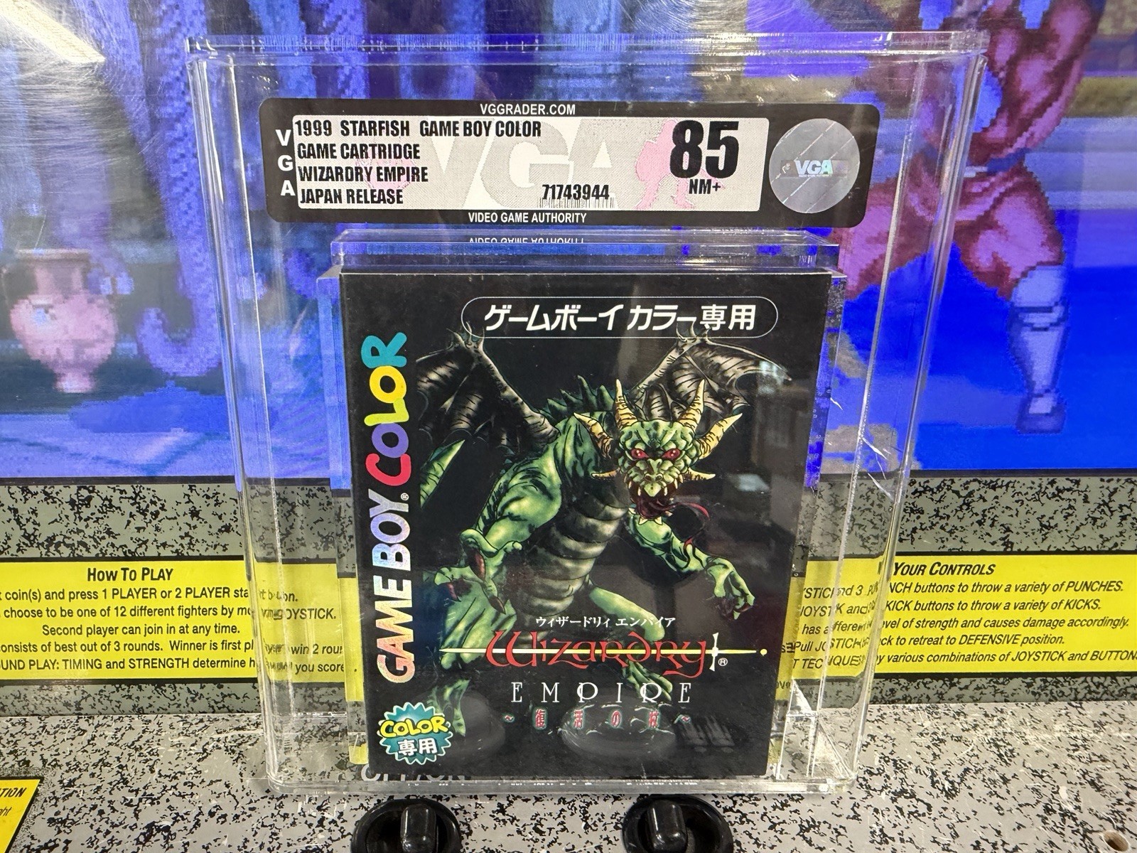 1999 Starfish Game Boy Color Wizardry Empire Japan Release JPN Graded VGA 85 NM+