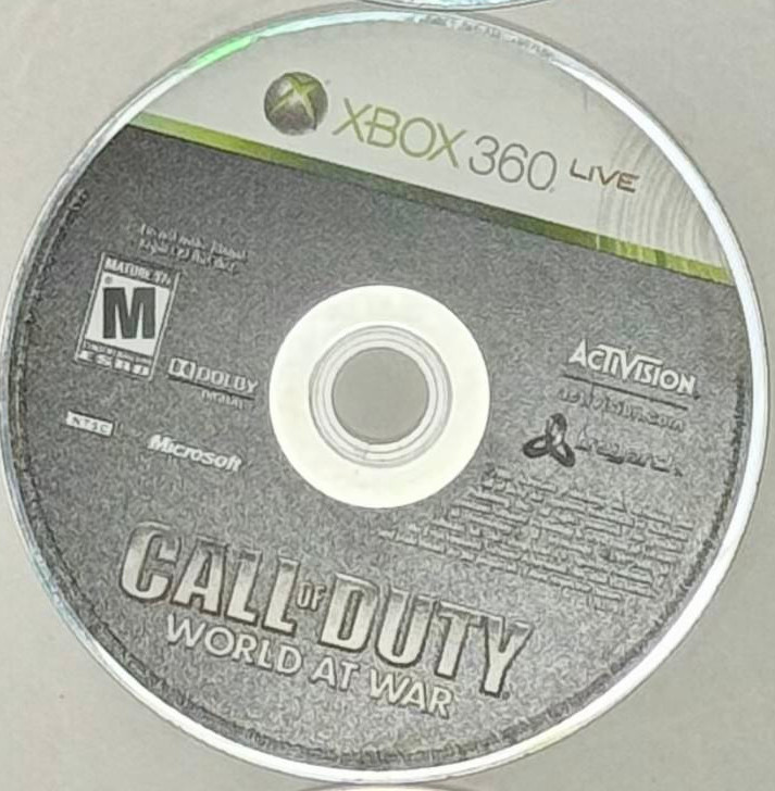 Call Of Duty World At War Microsoft Xbox 360 – Disc Only