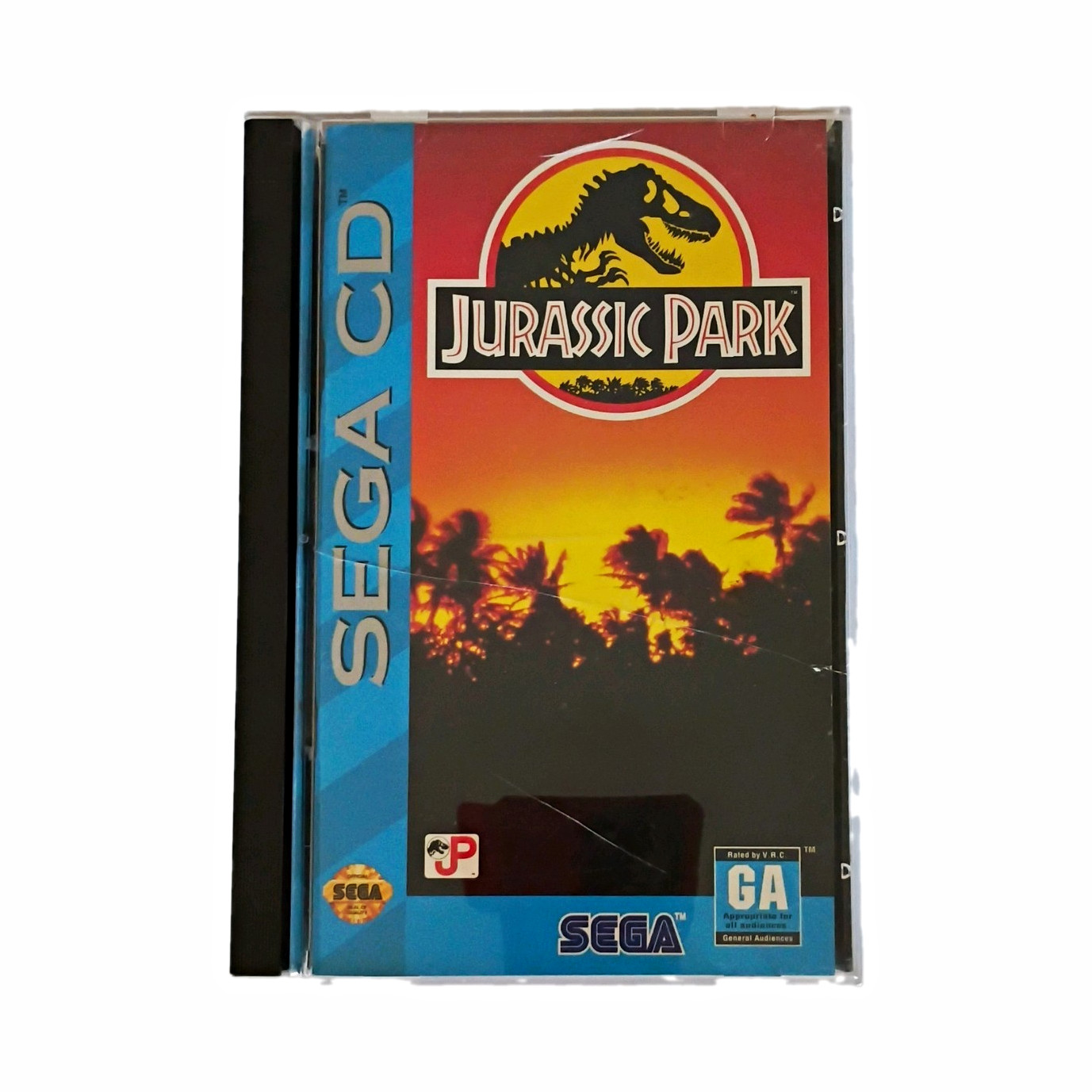 SEGA Jurassic Park (Sega CD) w/ Case 1992 GA Action & Adventure 1 Player