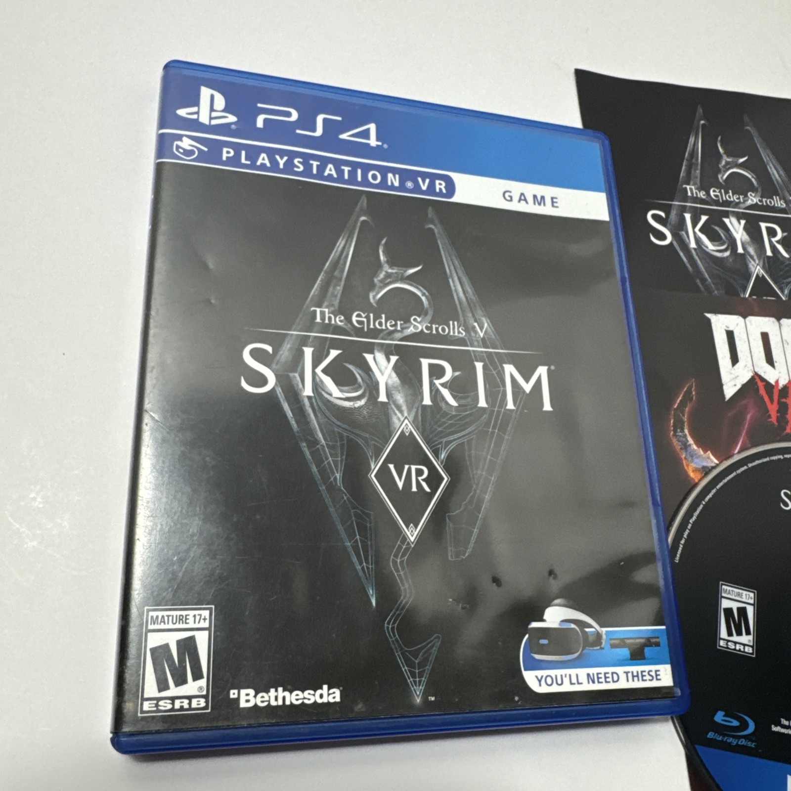 The Elder Scrolls V: Skyrim VR (Sony PS4 PSVR, 2017) *TESTED PlayStation 4