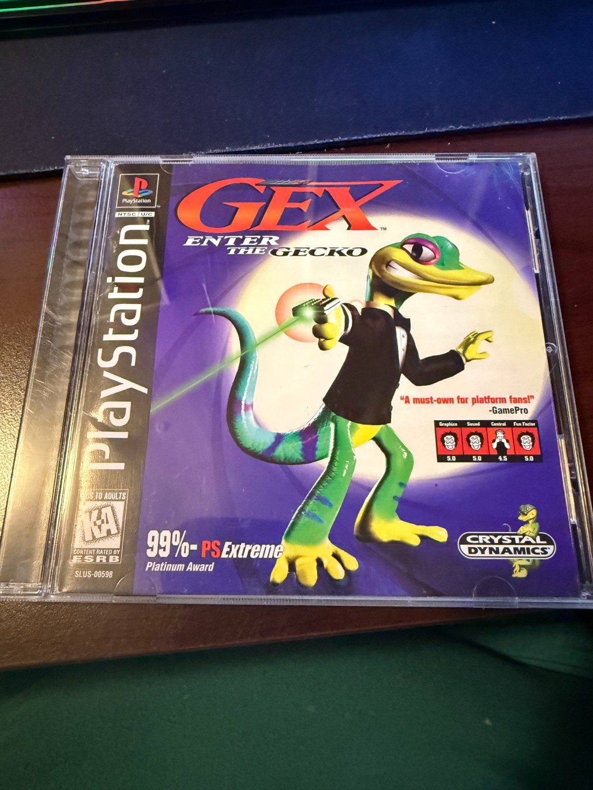 Gex Enter the Gecko (Sony PlayStation 1, 1998) PS1 ORIGINAL OWNER. VERY LOVED
