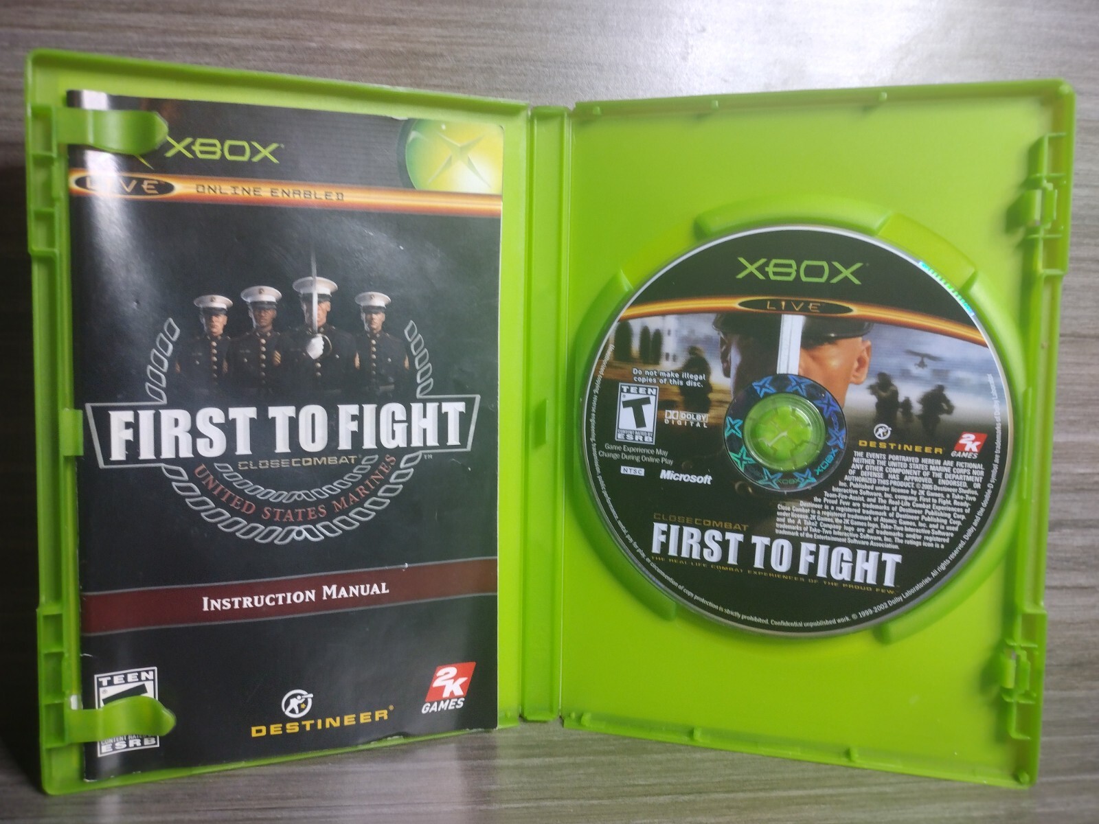Xbox – Close Combat First to Fight Microsoft Xbox Complete #111