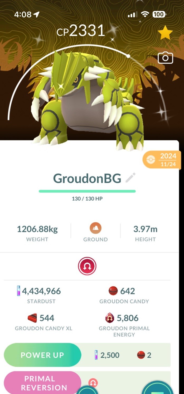 Pokémon GO GroudonBG Primal Raid Event Wild Area 2024 Android iOS