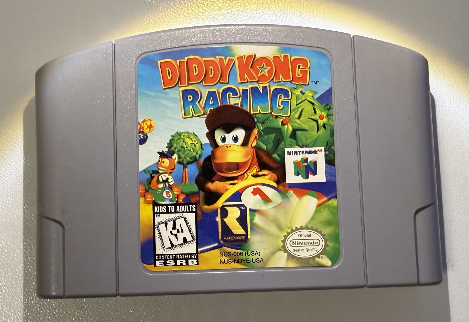 Diddy Kong Racing (Nintendo 64, 1997) Video Game Cartridge