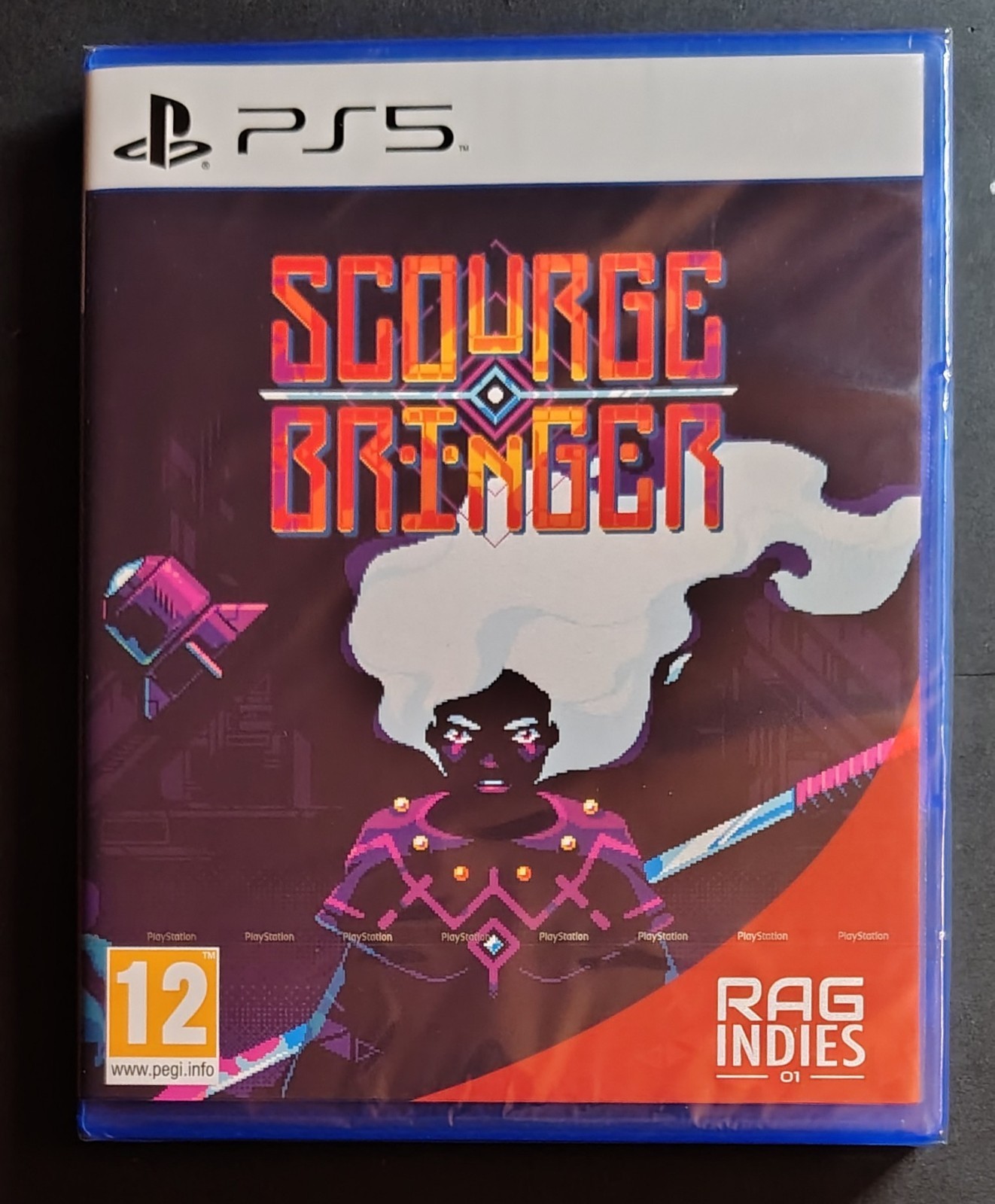 ScourgeBringer PS5 Red Art Games 2024 PEGI 12 PAL Platformer Roguelite