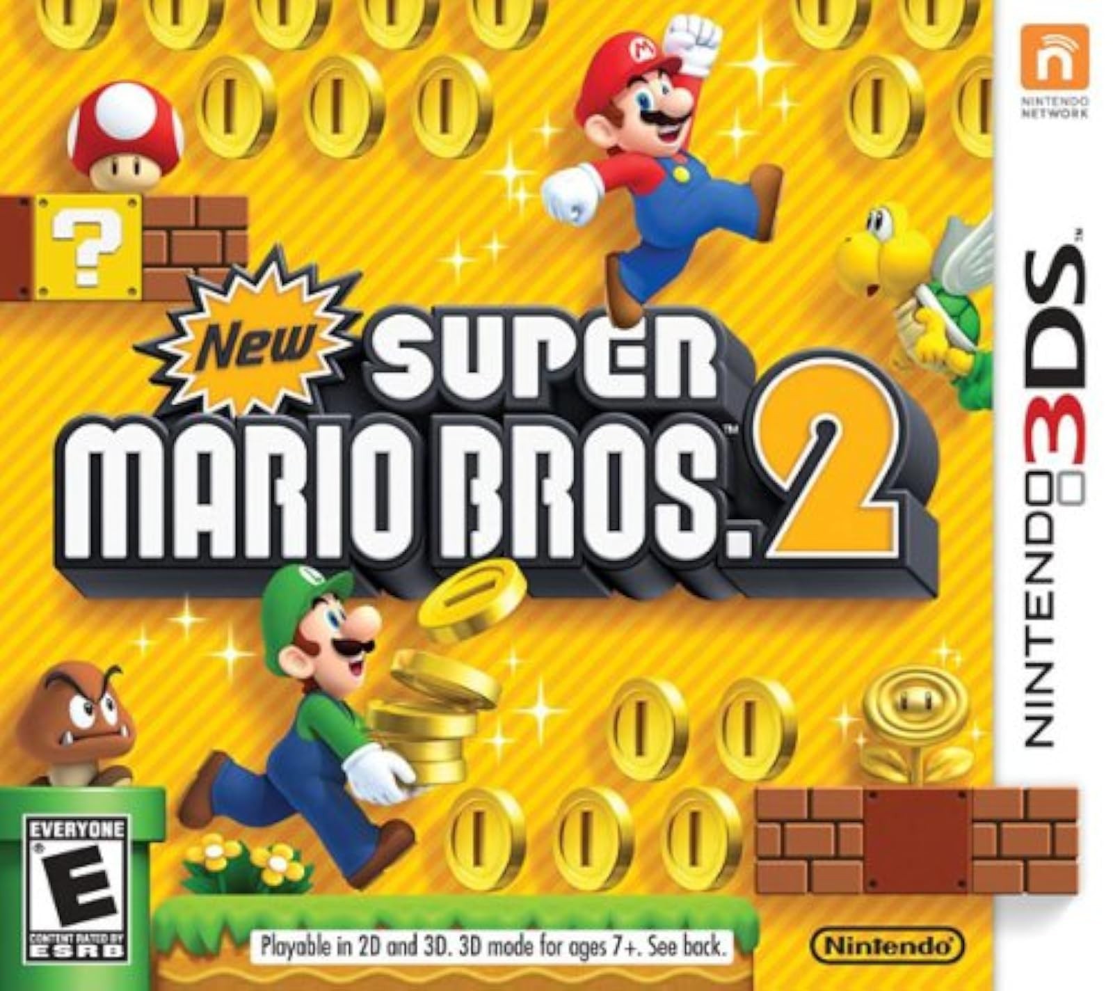 New Super Mario Bros 2 For Nintendo 3DS 2DS Very Good 4E