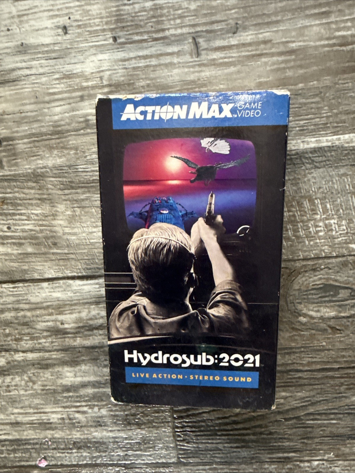 Hydrosub 2021 VHS Video Game By Action Max With Sleeve – Very Rare Released 1987
