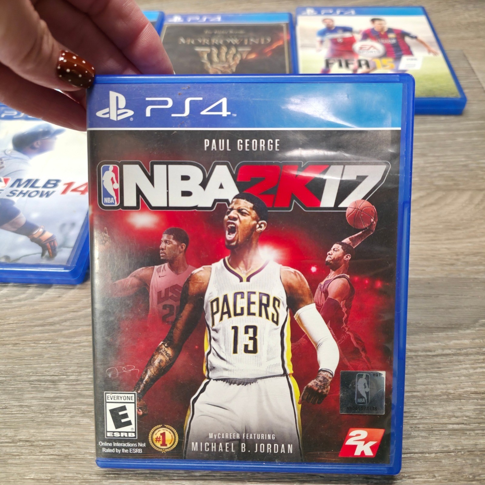PS4 Games Bundle FIFA NBA Minecraft Steep Firewall Morrowind